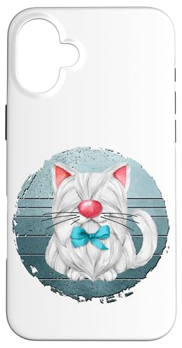 Hülle für iPhone 16 Plus Cute Tomcat Retro Cat Owner Must Haves For Men Funny Cat Dad von Cute Cat Gifts For Cat Lover Women Kids And Men