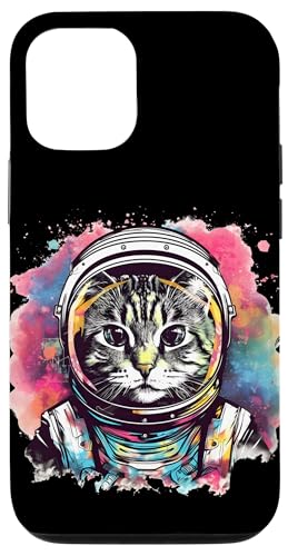 Hülle für iPhone 12/12 Pro Katzen-Astronaut im Weltraum von Cute Cat Lover Outfit Gifts Girls Women