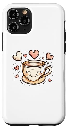 Hülle für iPhone 11 Pro Ästhetischer Kaffee von Cute Coffee Art I Coffee Lover