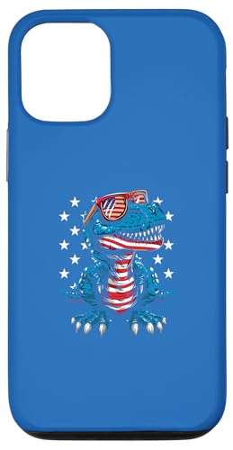 Hülle für iPhone 13 Pro Lustiger Dinosaurier, patriotisch, 4. Juli, niedlicher Dinosaurier von Cute Dinosaur Patriotic 4th Of July US Flag store