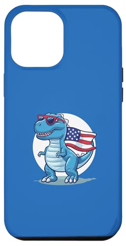 Hülle für iPhone 13 Pro Max Lustiger Dinosaurier, patriotisch, 4. Juli, niedlicher Dinosaurier von Cute Dinosaur Patriotic 4th Of July US Flag store