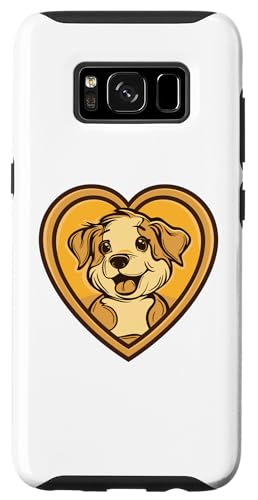 Hülle für Galaxy S8 Bunter Hund mit Herz I Kids Dog von Cute Dog Art I Aesthetic Dog I Dog Lover