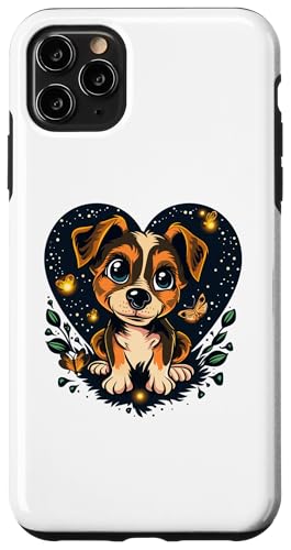 Hülle für iPhone 11 Pro Max Bunter Hund I Kinderhund von Cute Dog Art I Aesthetic Dog I Dog Lover