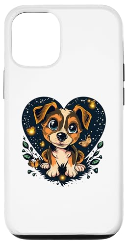 Hülle für iPhone 14 Pro Bunter Hund I Kinderhund von Cute Dog Art I Aesthetic Dog I Dog Lover