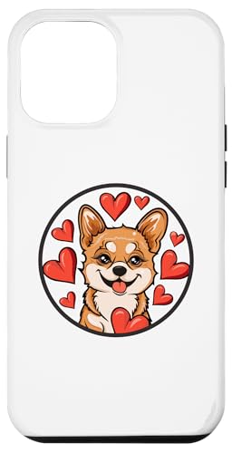 Hülle für iPhone 14 Pro Max Bunter Hund mit Herzen I Kids Dog von Cute Dog Art I Aesthetic Dog I Dog Lover