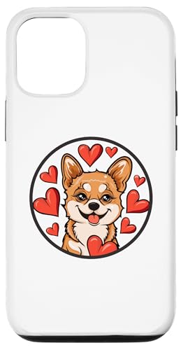 Hülle für iPhone 15 Bunter Hund mit Herzen I Kids Dog von Cute Dog Art I Aesthetic Dog I Dog Lover