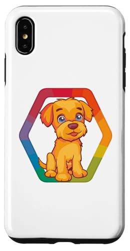 Hülle für iPhone XS Max Bunter Hund I Kinderhund von Cute Dog Art I Aesthetic Dog I Dog Lover