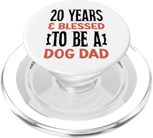 20 Jahre und Dog Dad! 20 Jahre alt, Geburtstag PopSockets PopGrip für MagSafe 20 Jahre und Dog Dad! 20 Jahre alt, Geburtstag PopSockets PopGrip für MagSafe von Cute Dog Dad Birthday Design