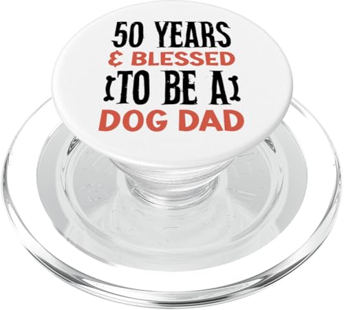 50 Jahre und Dog Dad! 50 Jahre alt, Geburtstag PopSockets PopGrip für MagSafe 50 Jahre und Dog Dad! 50 Jahre alt, Geburtstag PopSockets PopGrip für MagSafe von Cute Dog Dad Birthday Design