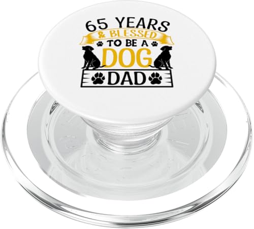 65 Jahre und Dog Dad! 65 Jahre alt, Geburtstag PopSockets PopGrip für MagSafe 65 Jahre und Dog Dad! 65 Jahre alt, Geburtstag PopSockets PopGrip für MagSafe von Cute Dog Dad Birthday Design