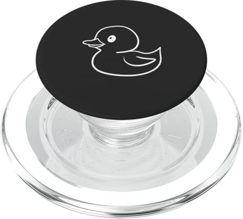 Minimalistische Ente für Entenliebhaber PopSockets PopGrip für MagSafe von Cute Duck Designs