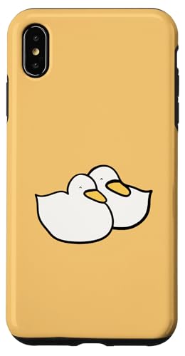 Süße Ente für Entenliebhaber Minimalistische Ente Hülle für iPhone XS Max von Cute Duck Designs