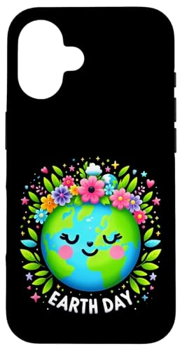 Niedliches Earth Day Design Earth Day Männer Frauen Kinder Kleinkind Jungen Hülle für iPhone 16 von Cute Earth Day Shirt Women Men Kids Girls Boys