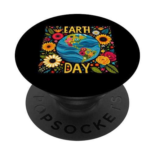 Niedliches Earth Day Design Earth Day Männer Frauen Kinder Kleinkind Jungen PopSockets Klebender PopGrip von Cute Earth Day Shirt Women Men Kids Girls Boys