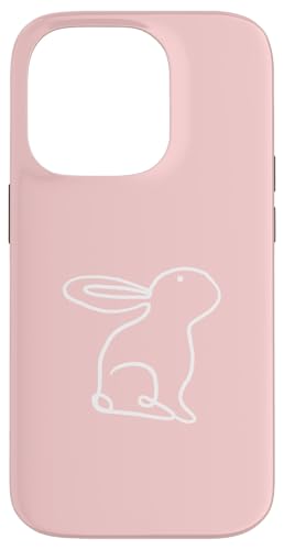 Niedliches Osterhase süßes Kaninchen abstrakte Kunst Minimalismus Hülle für iPhone 14 Pro von Cute Easter Designs