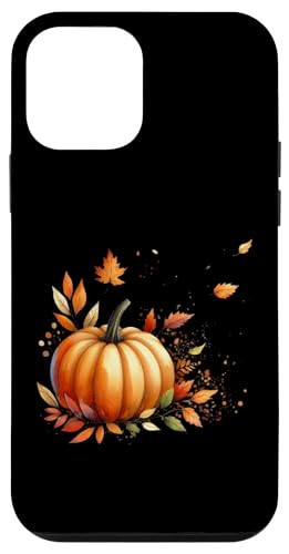 Hülle für iPhone 12 mini Süßes Halloween Herbst Kürbis Shirt Frauen Leopard Kürbis von Cute Fall Peace Love Design Women Men Girls Kids