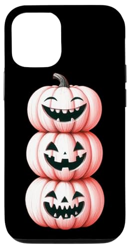 Hülle für iPhone 14 Pro Süßes Halloween Herbst Kürbis Shirt Frauen Leopard Kürbis von Cute Fall Peace Love Design Women Men Girls Kids