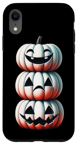 Hülle für iPhone XR Süßes Halloween Herbst Kürbis Shirt Frauen Leopard Kürbis von Cute Fall Peace Love Design Women Men Girls Kids