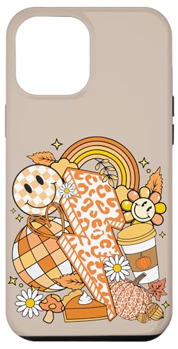 Hülle für iPhone 12 Pro Max Retro Herbst Blätter Kürbis Gewürz Floral Fall Discokugel von Cute Fall Vibes Graphic