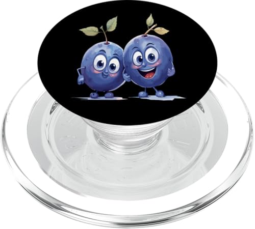 Süßes Obst Gemüse Blaubeere Mais Gurken Salat PopSockets PopGrip für MagSafe von Cute Fruit Vegetable Pineapple Onion Chilli