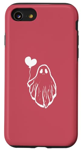 Hülle für iPhone SE (2020) / 7 / 8 Niedlicher Geist, lustiger Geist von Cute Ghost / Halloween Design