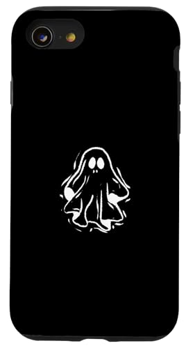 Hülle für iPhone SE (2020) / 7 / 8 Niedlicher Geist Halloween Lustiger Geist von Cute Ghost / Halloween Design