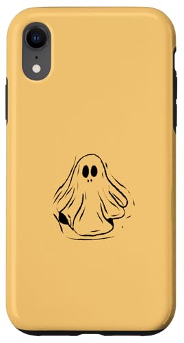 Hülle für iPhone XR Niedlicher Geist Halloween Lustiger Geist von Cute Ghost / Halloween Design