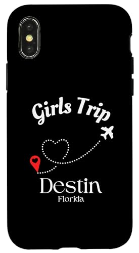 Hülle für iPhone X/XS Destin Florida | Damen Mädchen Trip Destin von Cute Girls Vacation Trip & Co