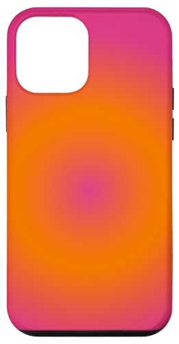 Hülle für iPhone 12 mini Einfacher Farbverlauf, Rosa und Orange von Cute Girly Colors Minimal Designs