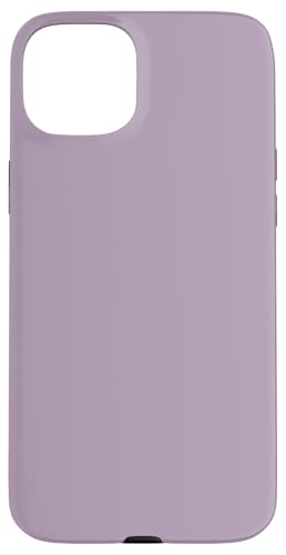 Hülle für iPhone 15 Plus Einfache Pastellviolette Farbe von Cute Girly Colors Minimal Designs