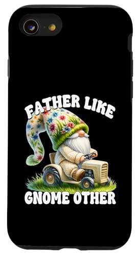 Funny Dad Saying For Lawn Mower Gardeners Fathers Day Gnome Hülle für iPhone SE (2020) / 7 / 8 von Cute Gnome Lawn Mowing Stuff For Lawn Mower Lovers