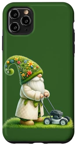 Funny Lawn Mower Gnome Dad Loves Cutting And Mowing Grass Hülle für iPhone 11 Pro Max von Cute Gnome Lawn Mowing Stuff For Lawn Mower Lovers