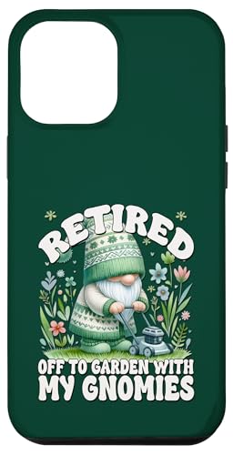 Lawn Mower Gnome For Retired Dad Funny Retirement Sayings Hülle für iPhone 12 Pro Max von Cute Gnome Lawn Mowing Stuff For Lawn Mower Lovers