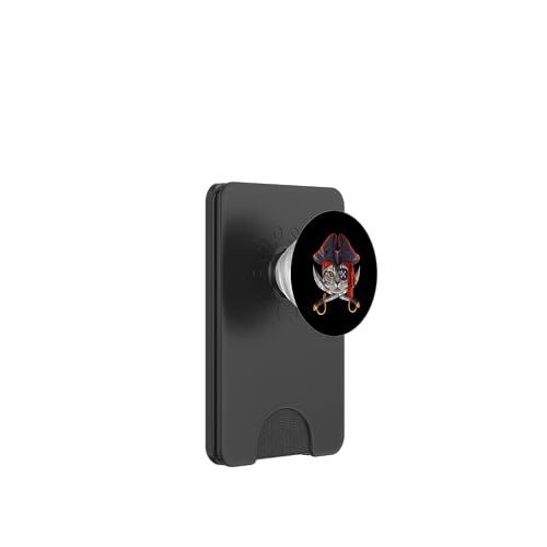 Piratenkostüm American Shorthair Jolly Roger PopSockets PopWallet für MagSafe von Cute Halloween Pirate Animals