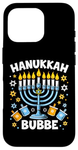 Hülle für iPhone 16 Pro Chanukkah Jüdisches Festival Jude Menora Hebräisch Chanukka von Cute Hanukkah Shirts