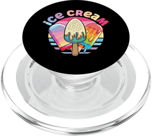 Eistüte Popsicle Retro Eis PopSockets PopGrip für MagSafe von Cute Ice Cream Lover Boy Girl HS0