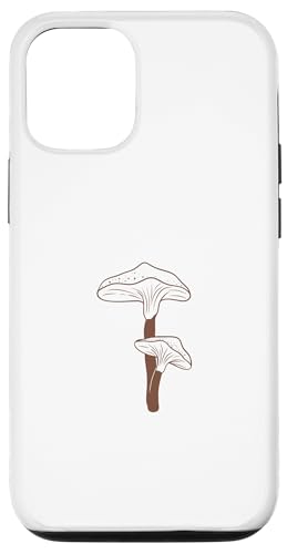 Hülle für iPhone 12/12 Pro Minimalistische Pilze Pilze Pflanzen Pilze von Cute Mushroom Designs