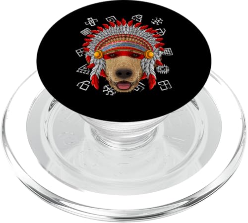 Indianerhund Indianerhund Labrador Retriever PopSockets PopGrip für MagSafe von Cute Native American Animals