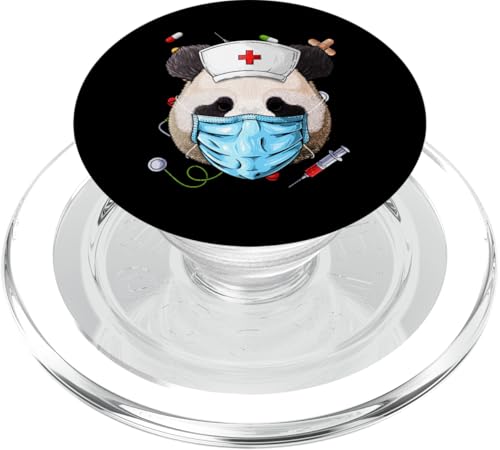 Panda Krankenschwester RN Lustige ER Krankenpflegeschule Abschluss PopSockets PopGrip für MagSafe von Cute Nurse Animals