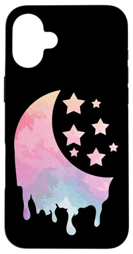 Hülle für iPhone 16 Plus Kawaii Mond Pastel Goth Moon von Cute Pastel Aesthetic Clothes & Accessories