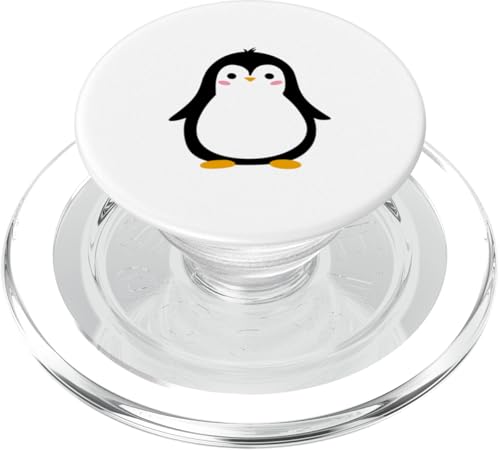 Kawaii Pinguin Design für Pinguin-Liebhaber PopSockets PopGrip für MagSafe von Cute Penguin and Snow Animal Designs