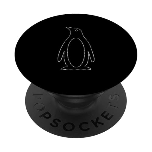 Niedliches Pinguin-minimalistisches Pinguin-Design für Pinguin-Liebhaber PopSockets Klebender PopGrip von Cute Penguin and Snow Animal Designs