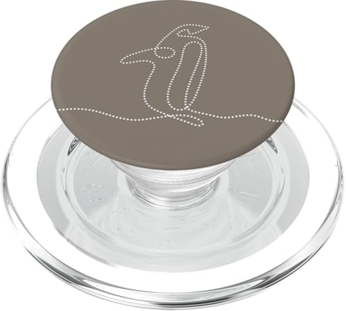 Niedliches Pinguin-minimalistisches Pinguin-Design für Pinguin-Liebhaber PopSockets PopGrip für MagSafe von Cute Penguin and Snow Animal Designs