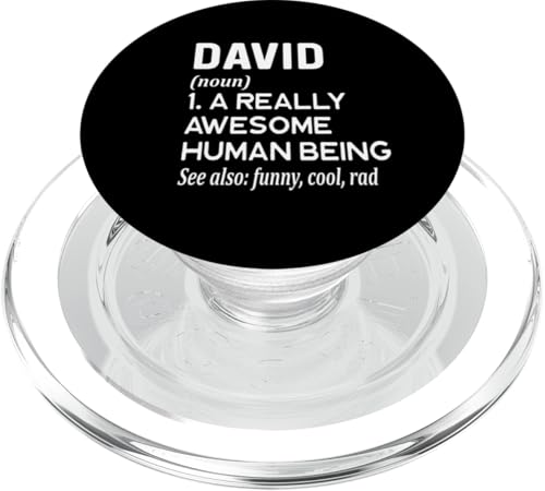 David Name - Lustige Namensdefinition - Vornamenwörterbuch PopSockets PopGrip für MagSafe von Cute Personalized Name Apparel for Men Women by RJ