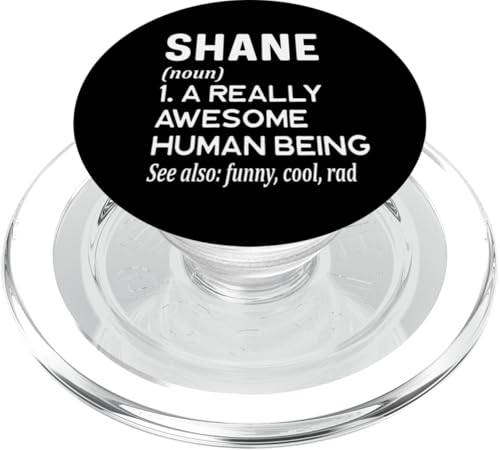 Shane Name - Lustige Namensdefinition - Vorname Wörterbuch PopSockets PopGrip für MagSafe von Cute Personalized Name Apparel for Men Women by RJ