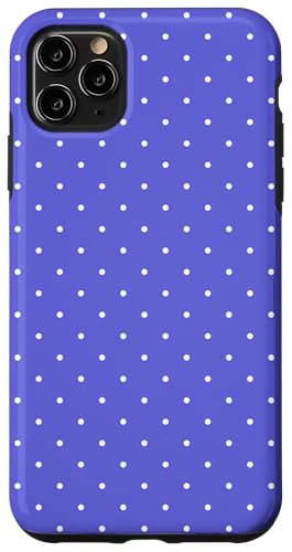 Hülle für iPhone 11 Pro Max Winzige Polka Dot Rockabilly Cute Purple Polkadot von Cute Polka Dot Designs