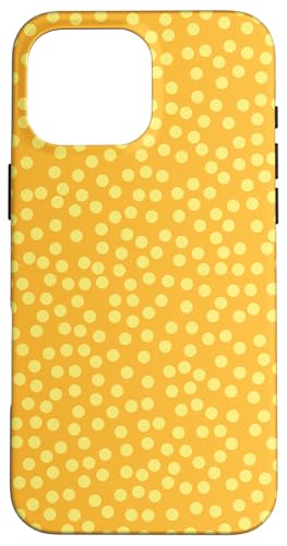 Niedlich, gelbe Farbe, gepunktet Hülle für iPhone 16 Pro Max von Cute Polka Dot Designs