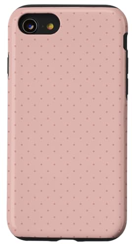 Niedlich, klein, beige, gepunktet Hülle für iPhone SE (2020) / 7 / 8 von Cute Polka Dot Designs