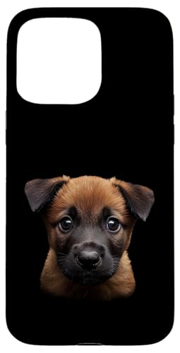 Hülle für iPhone 15 Pro Max Belgischer Malinois-Welpe von Cute Puppy Dog Design