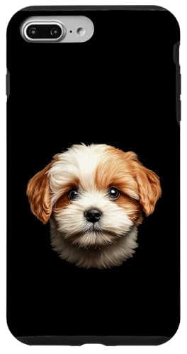 Hülle für iPhone 7 Plus/8 Plus Lhasa Apso Welpe von Cute Puppy Dog Design